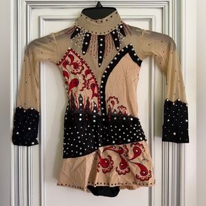 Rhythmic gymnastics leotard